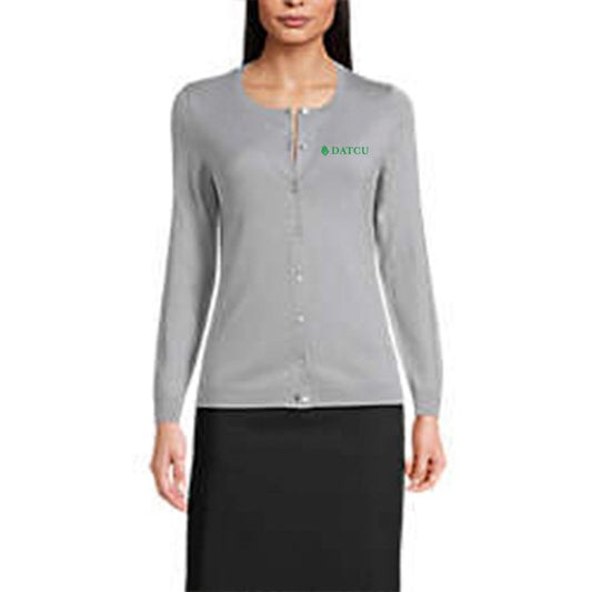 Fine Gauge Crew Cardigan