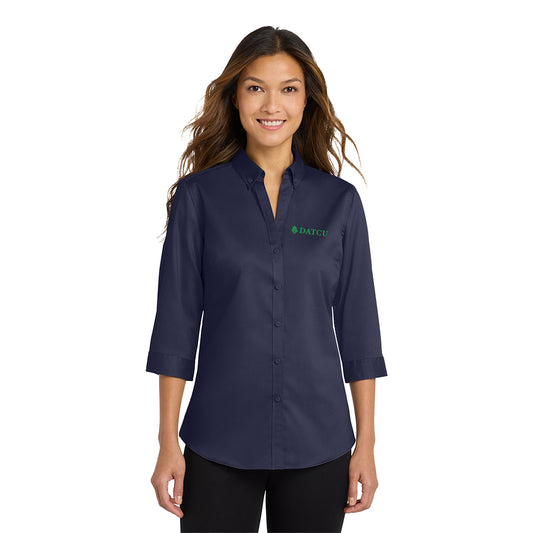 Women's 3/4-Sleeve SuperPro™ Twill Shirt