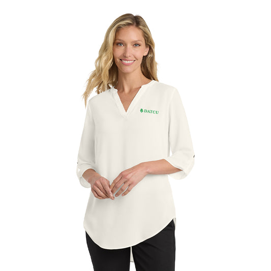 Women's 3/4-Sleeve Tunic Blouse