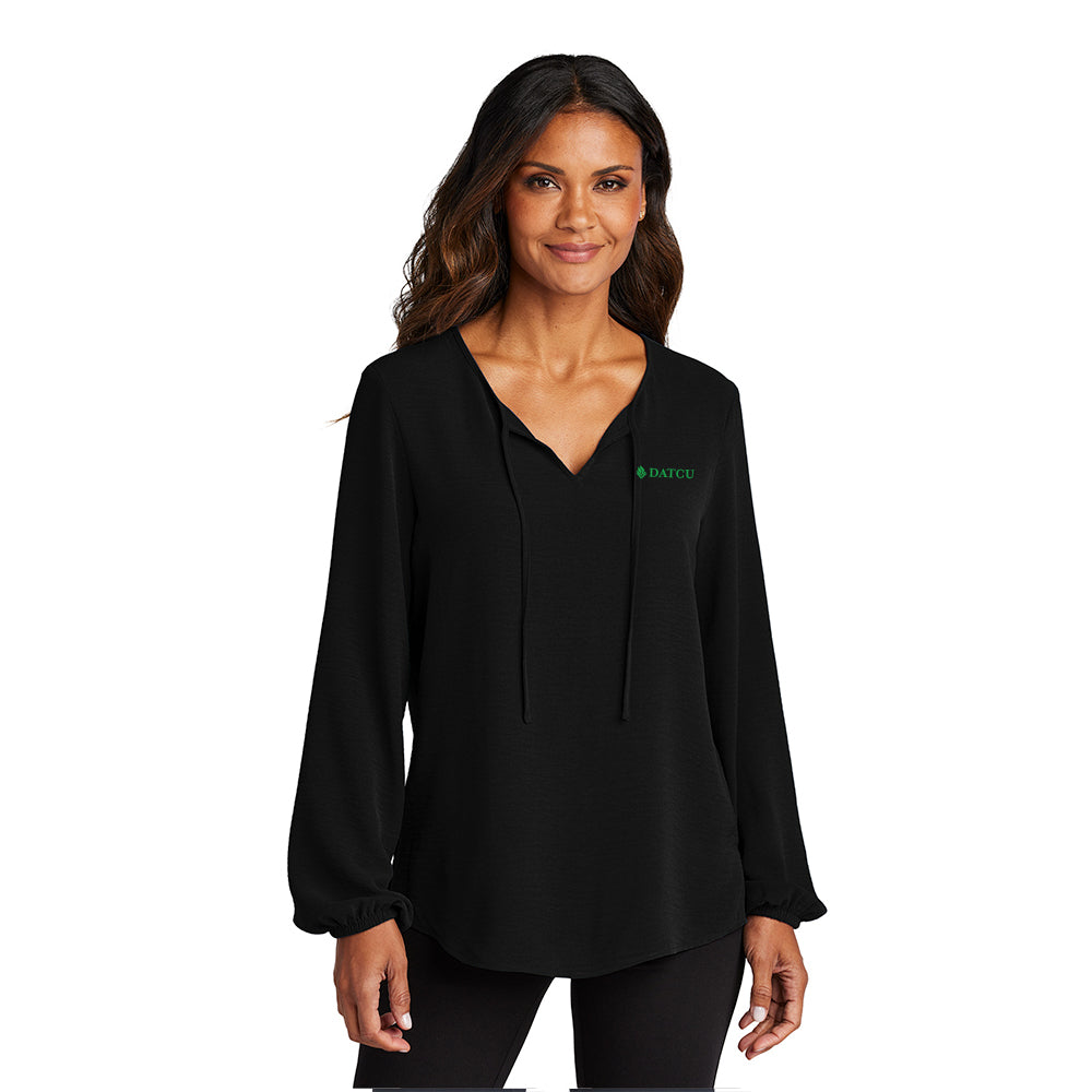 Textured Crepe Blouse