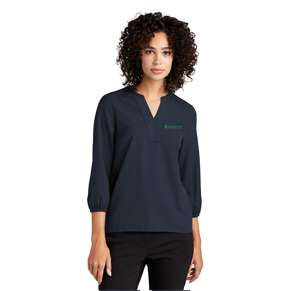 Stretch Crepe 3/4-Sleeve