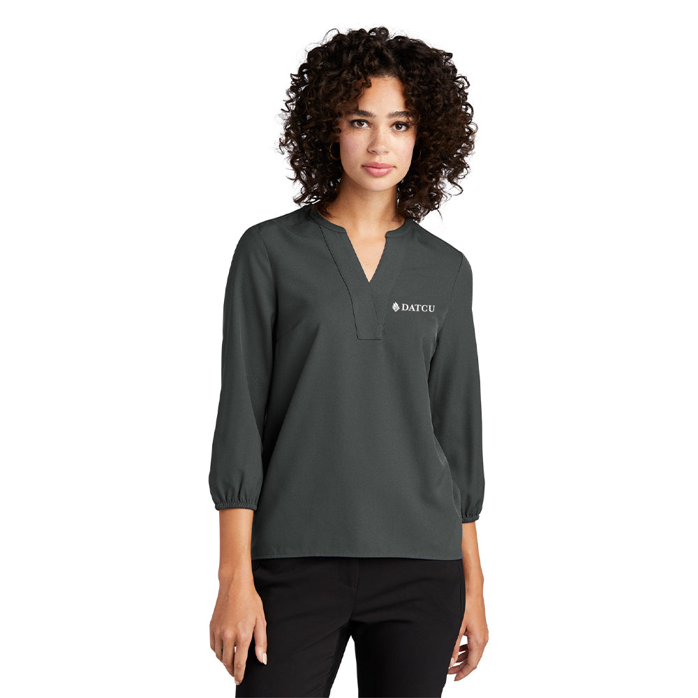 Stretch Crepe 3/4-Sleeve