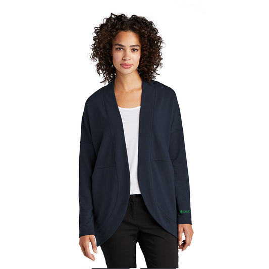 Stretch Open-Front Cardigan