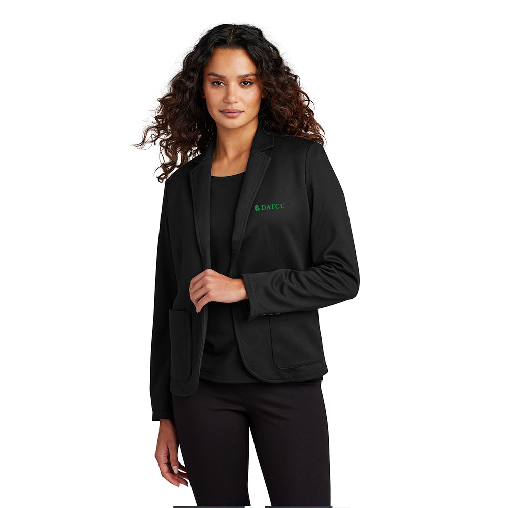 Relaxed Knit Blazer