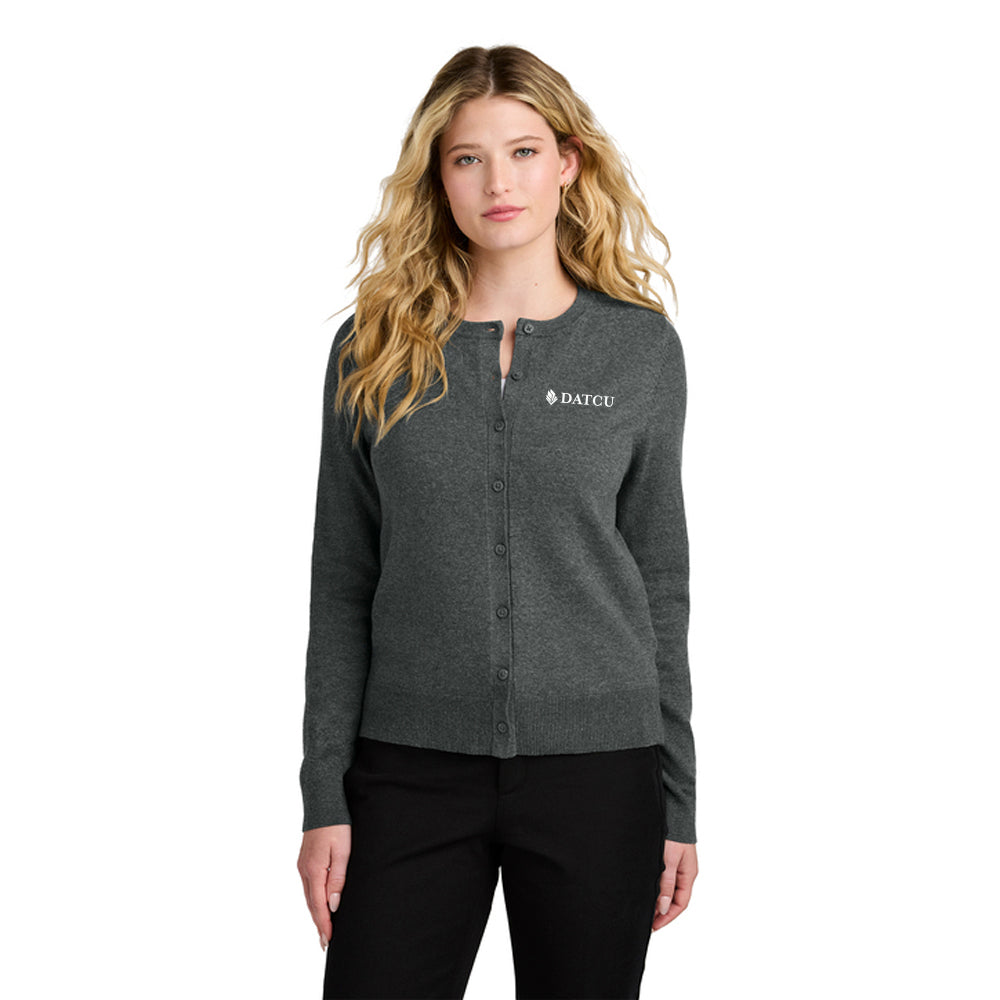 Women’s Easy Care Crewneck Cardigan Sweater